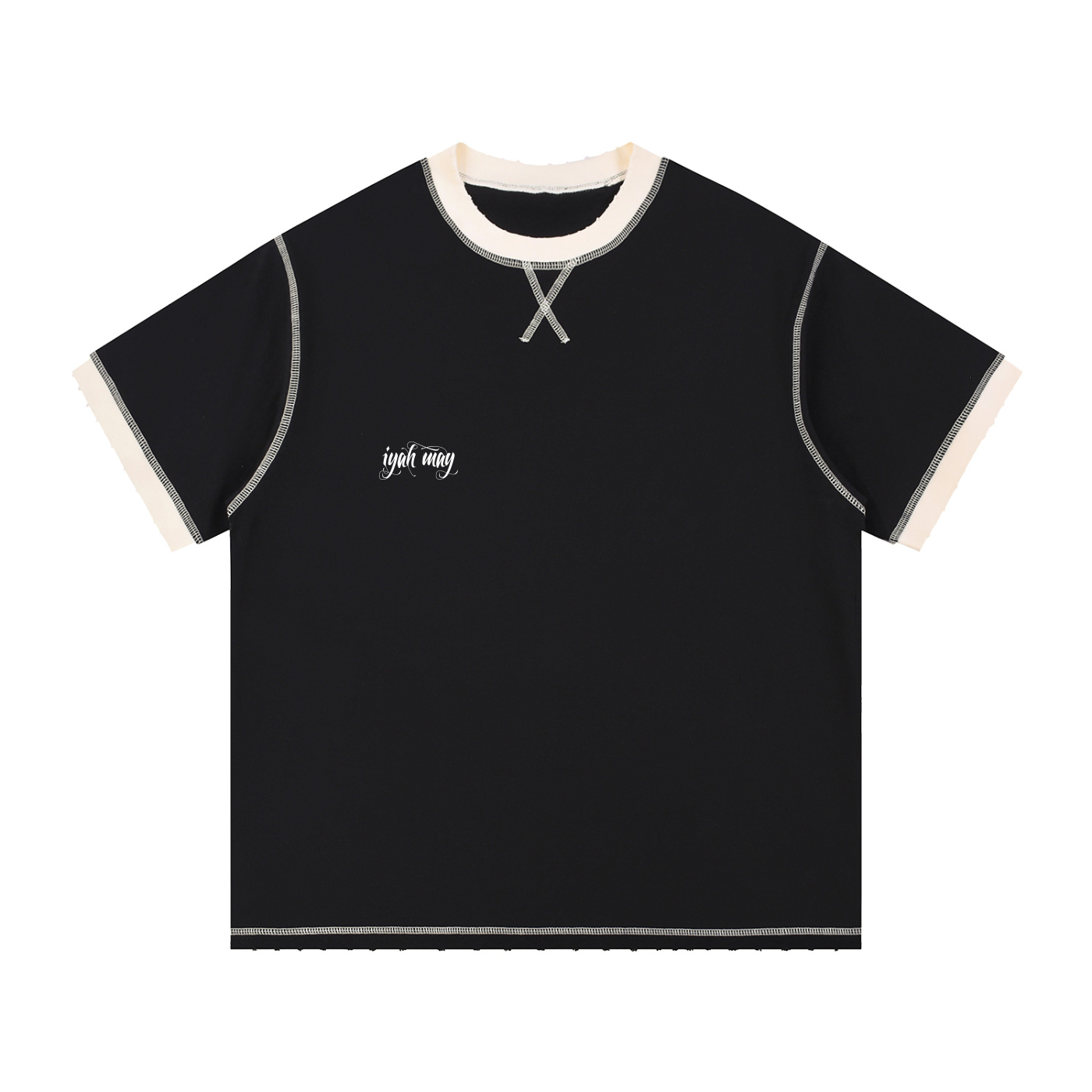 Contrast-Stitched Cotton T-Shirt