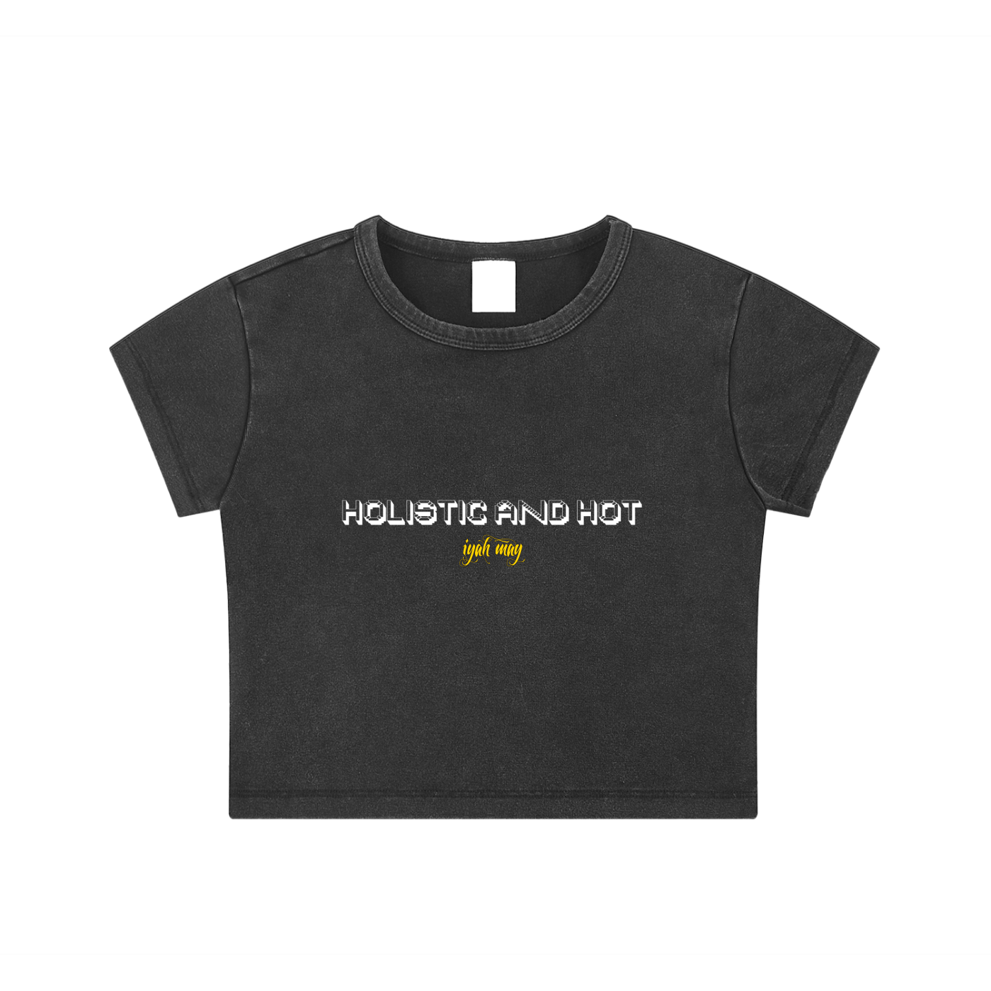 Snow Washed Crop Top